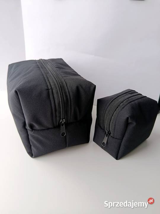 Kosmetyczka duża materiałowa w panterkę zestaw sprzedam