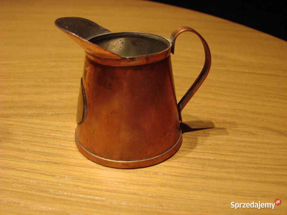 mały miedziany dzbanek Pruszcz Gdański