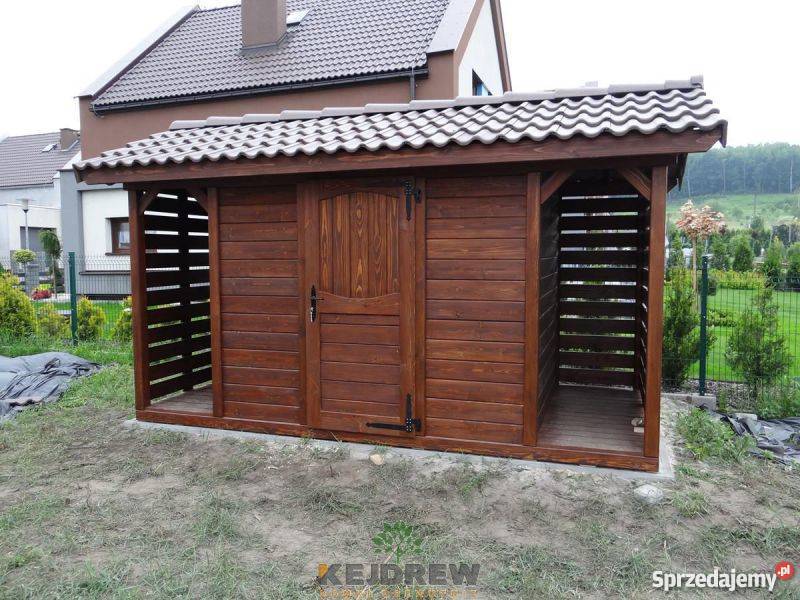 Domek z dwiema małymi drewutniami Pamela Piła Pierwsza sprzedam