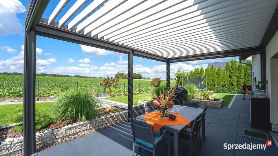 Pergola z dachem lamelowym Szczecin