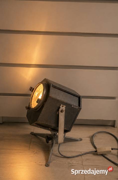 Lampa reflektor teatralny PRL Vintage loft sprzedam
