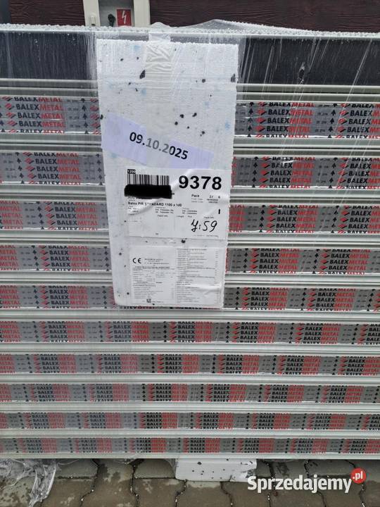 Płyty warstwowe PIR Standard ścienne 1100x100