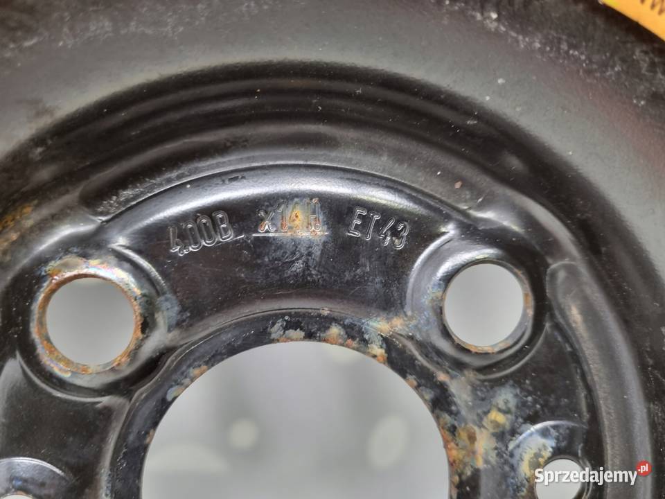 KOŁO DOJAZDOWE Fiat Panda 13580 B13 R13 4x98 Chełm