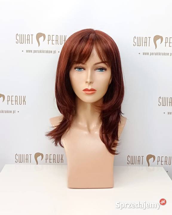 Ruda peruka z włosów syntetycznych Staszów sprzedam