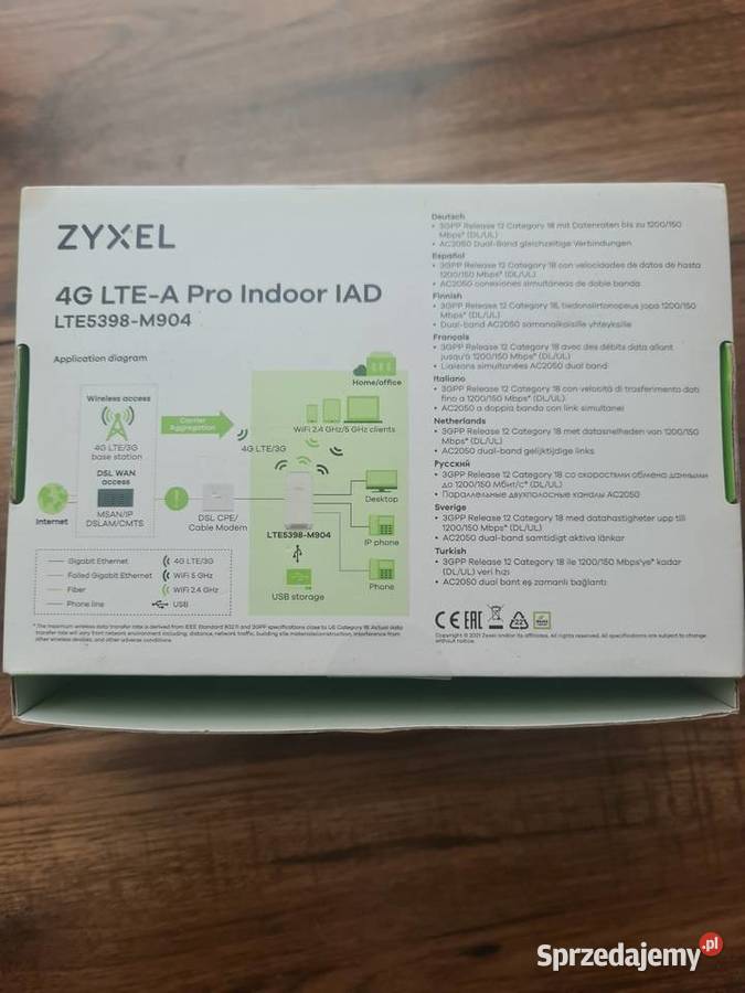 Router Zyxel 4G LTEA Pro LTE5398M904