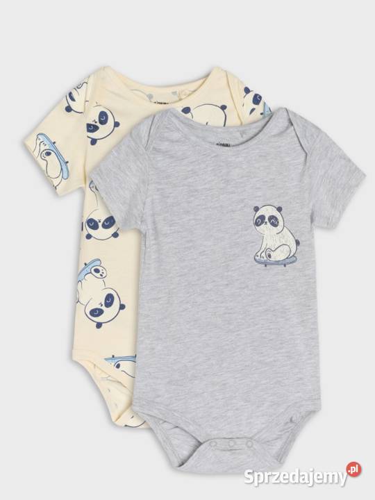 Body niemowlęce 62 Sinsay bawełna pandy panda zachodniopomorskie sprzedam