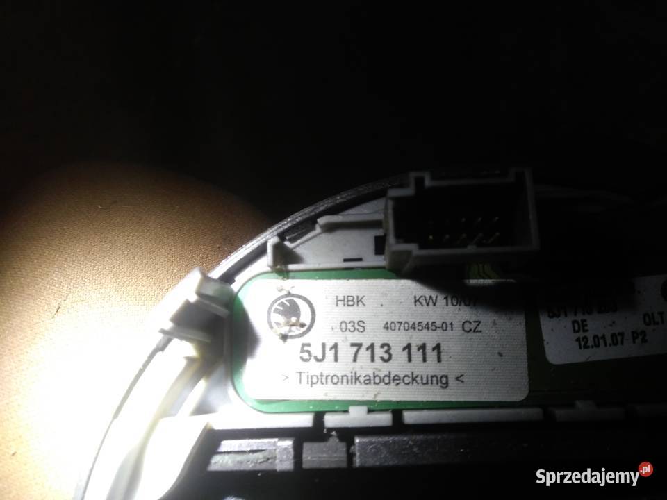 5J1713111 mieszek gałka zmiany biegów Fabia 2 zachodniopomorskie Dębno