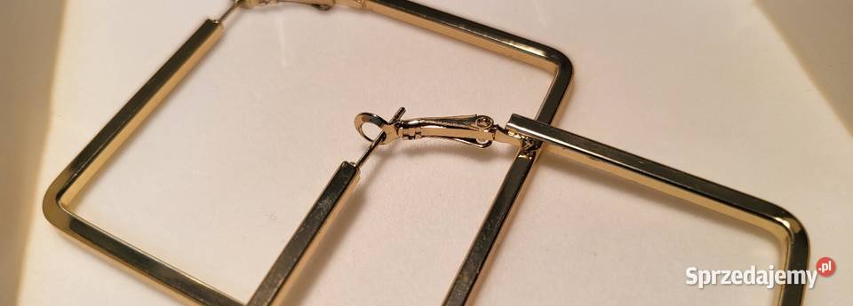 Złote kwadraty Biżuteria Bielsko-Biała