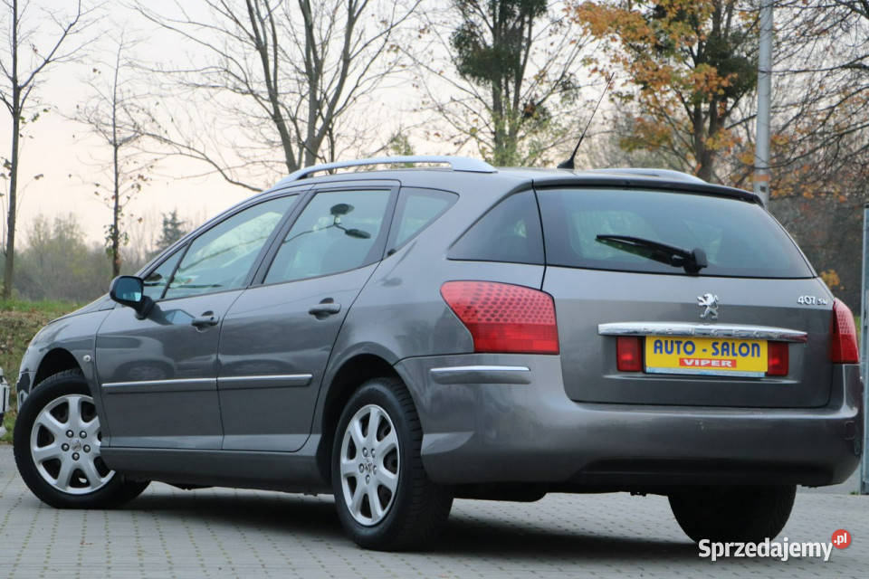 Peugeot 407 KLIMA6biegzarejestrowany światła przeciwmgielne opolskie Opole sprzedam