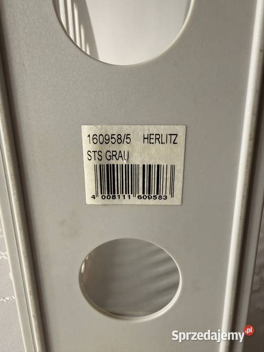 Organizer na dokumenty A4 Herlitz szary ażurowy 24cm Czerwionka-Leszczyny