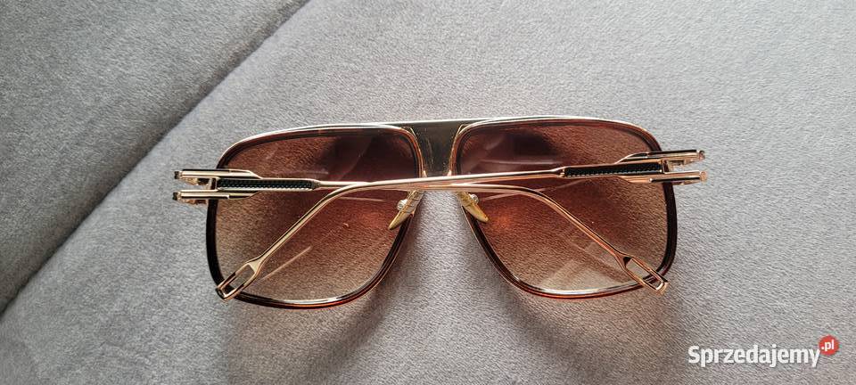 Okulary przeciwsłoneczne aviator pilotki glamour Dla mężczyzn Siedlce