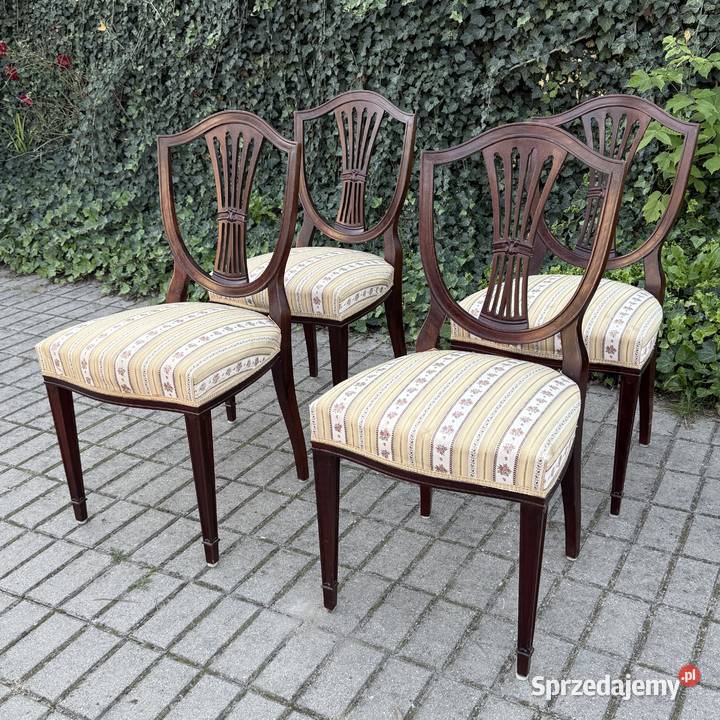 ARTexpert Zestaw stół 4 krzesła w angielskim Dobrzany