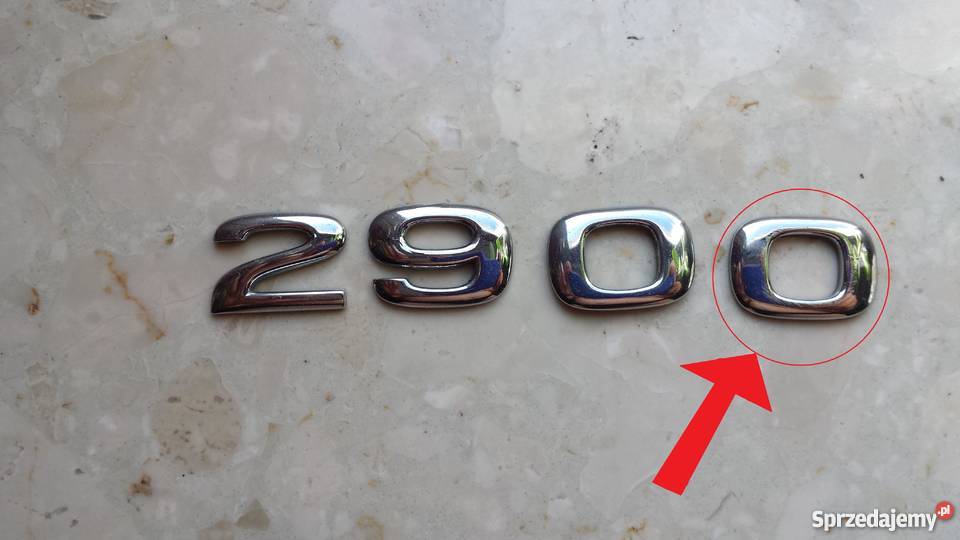 CYFRA 0 Z NAPISU 2900 ZNACZKA DRZWI OPEL VIVARO sprzedam