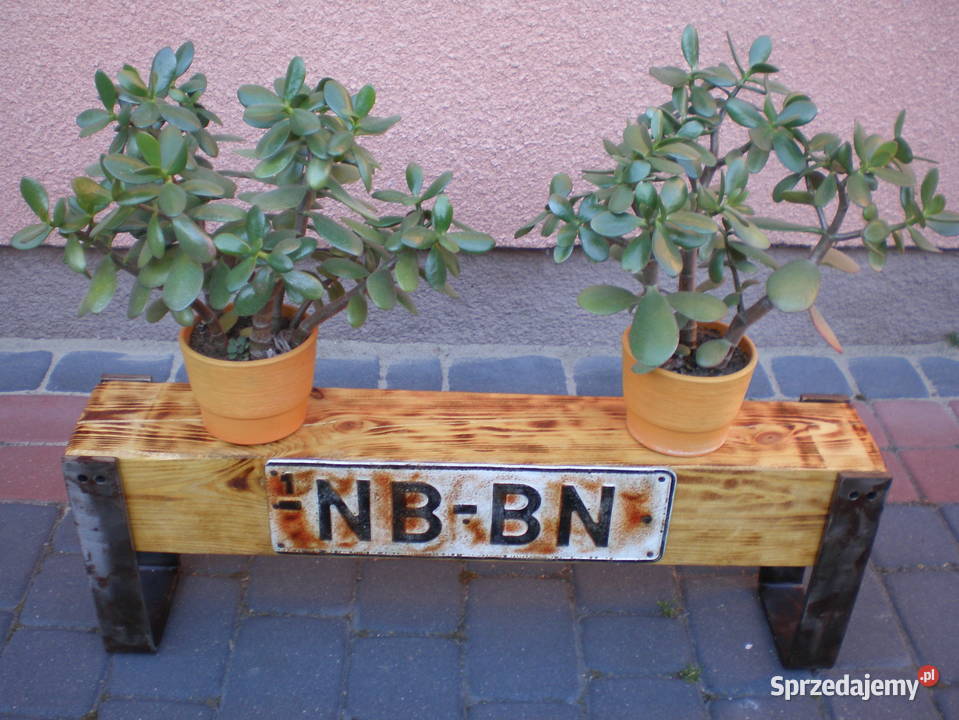 kwietnikpółka z belki drewnianej Siedlce