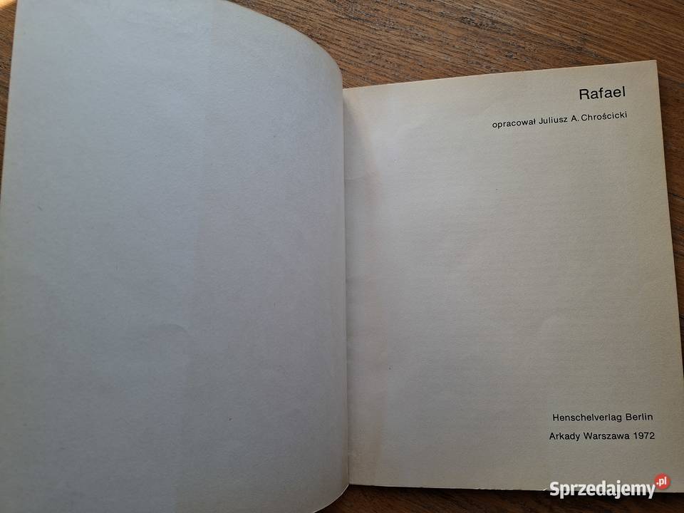W kręgu sztuki Rafael Kraków sprzedam