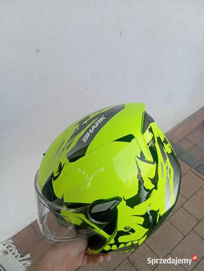 Kask motocyklowy shark skwil łódzkie Pabianice