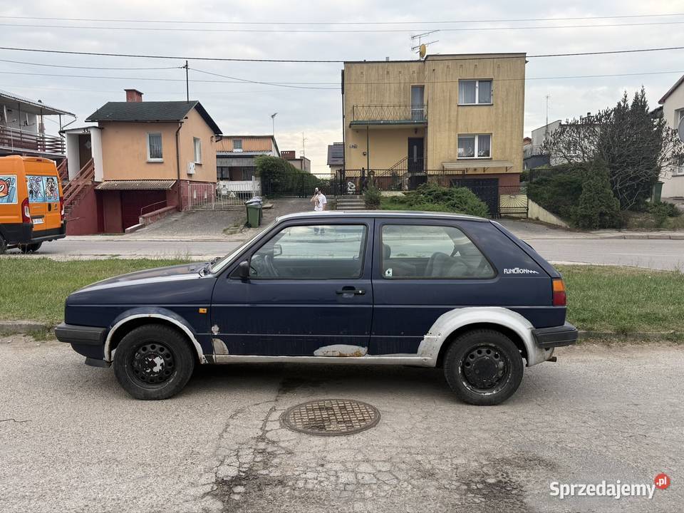 GOLF II BLACHARCE niebieski Volkswagen Iława