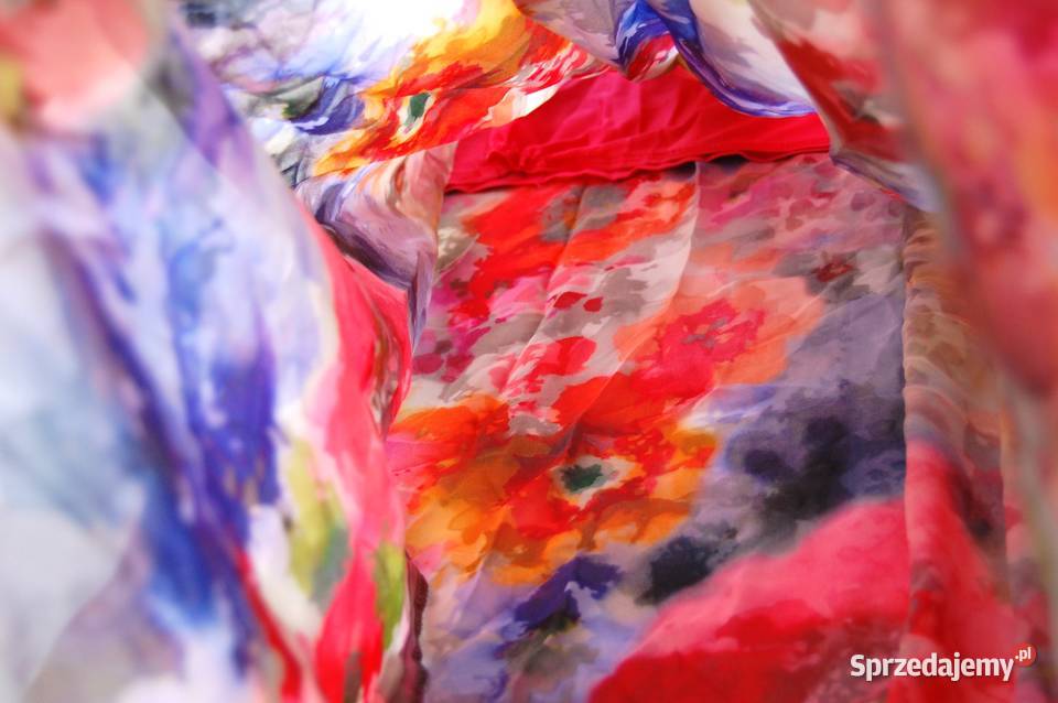 Letnia zwiewna spódnica maxi Mohito 34 XS kwiaty Lublin