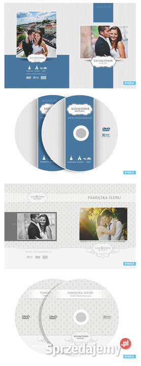 Szablony ślubne DVD 2 Projekty psd Okładki małopolskie Kraków