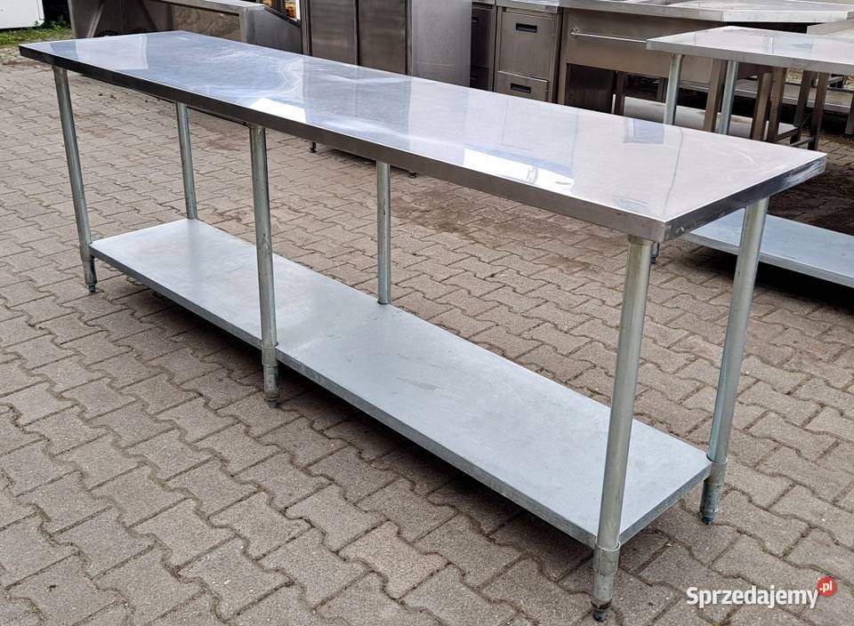 STÓŁ GASTRONOMICZNY CENTRALNY Z PÓŁKĄ 2446090 Nowe Skalmierzyce