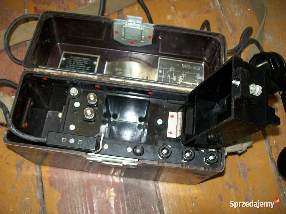 WOJSKOWY PRZENOŚNY TELEFON POLOWY Świerzawa