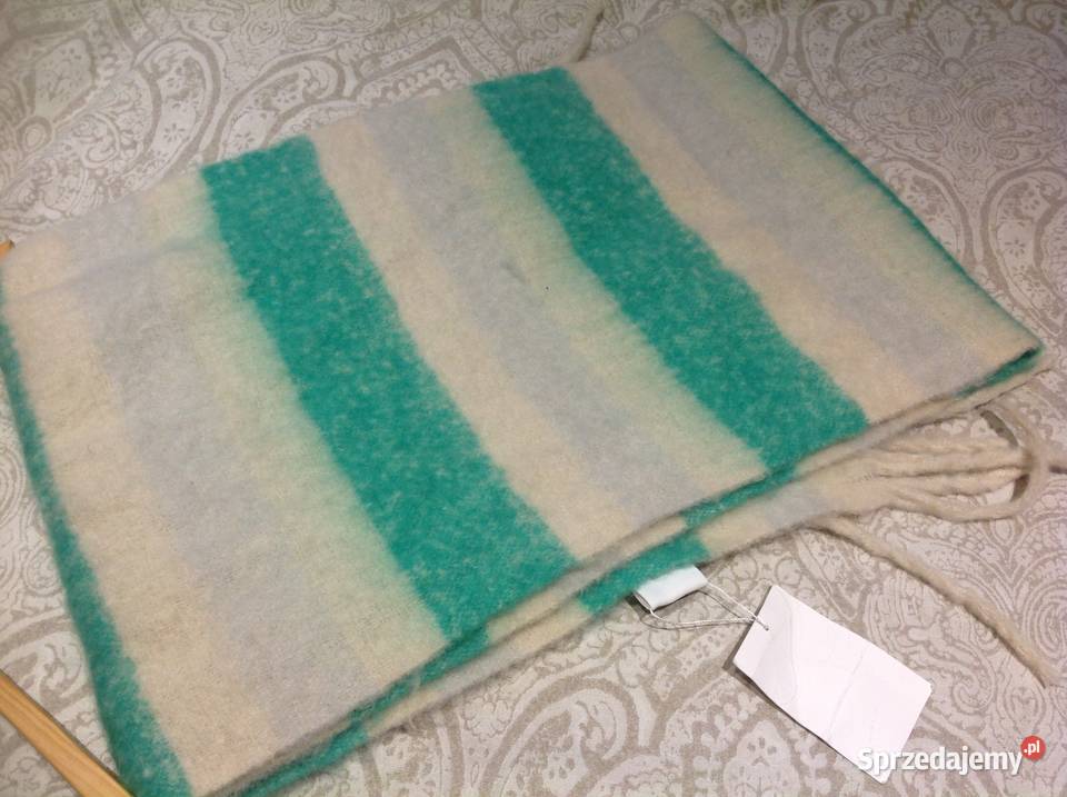 Ciepły Długi Szalik Szal Damski ACNE STUDIOS Pozostałe Nowa Sól sprzedam