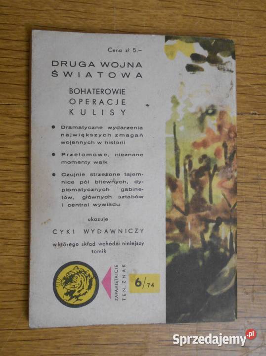 Żółty Tygrys Gasnące ognie 674 Parczew sprzedam