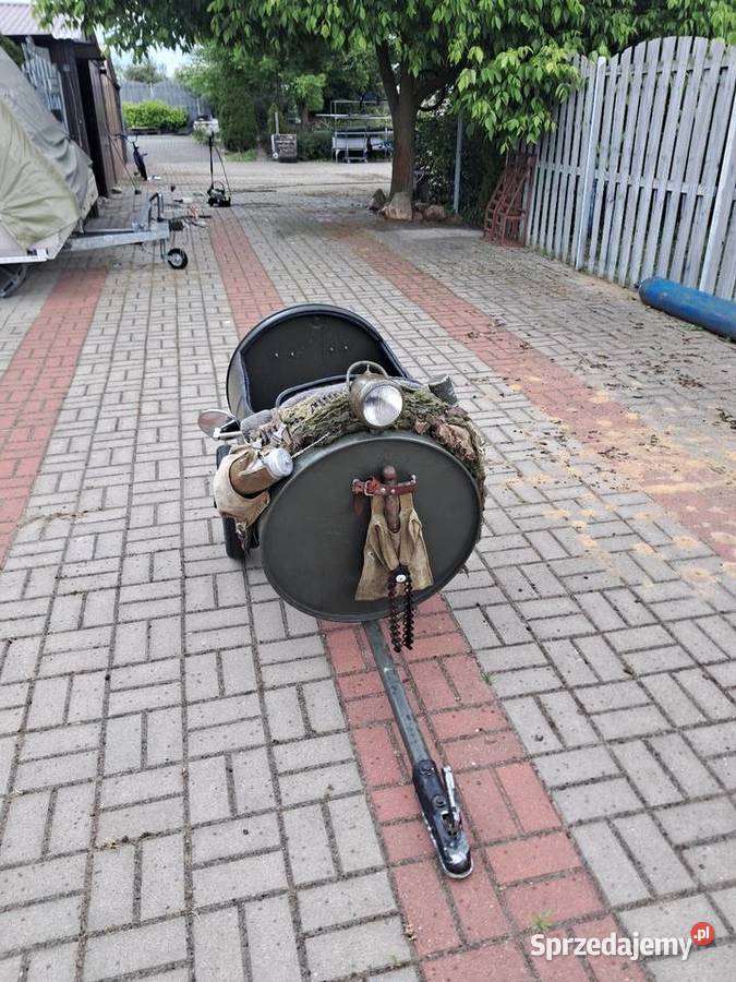 Przyczepka beczka samoróbkap Motoryzacja Chodzież