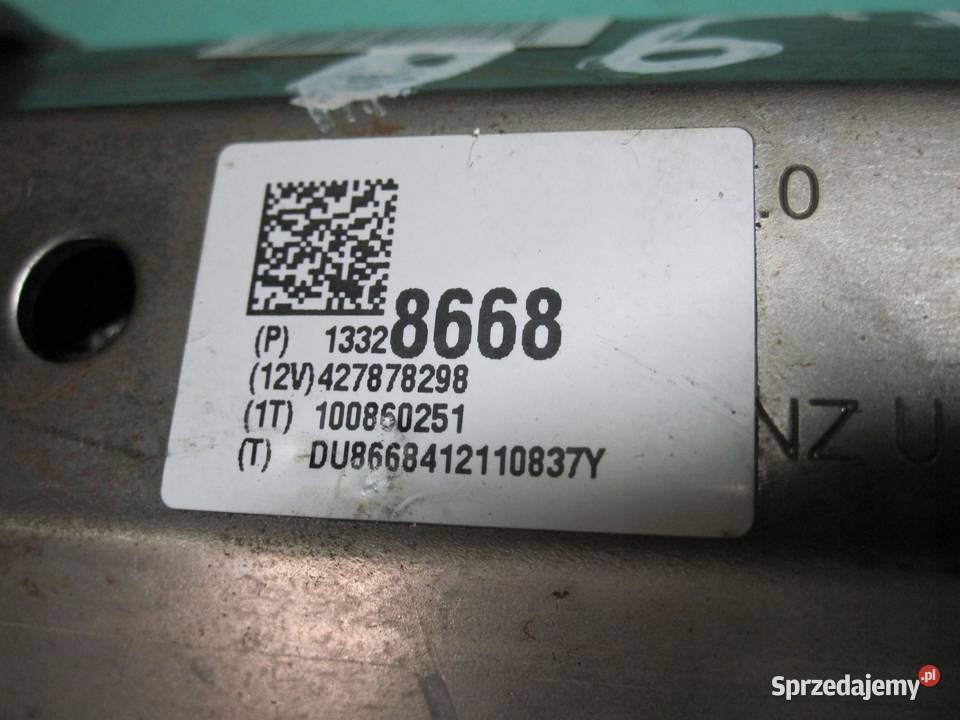 OPEL ASTRA J IV 11r kolumna kierownicza stacyjka osobowe Układ kierowniczy