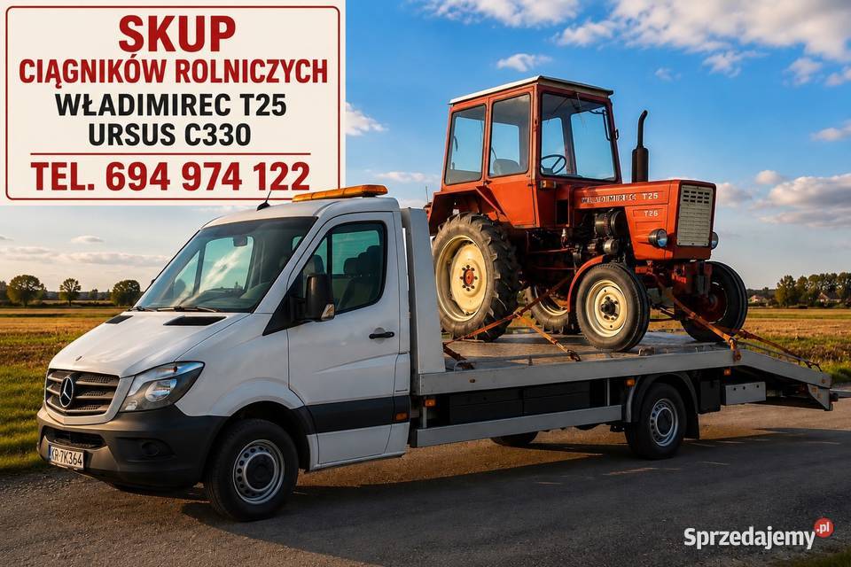 Skup traktorów i ciągników rolniczych kraj Opatów