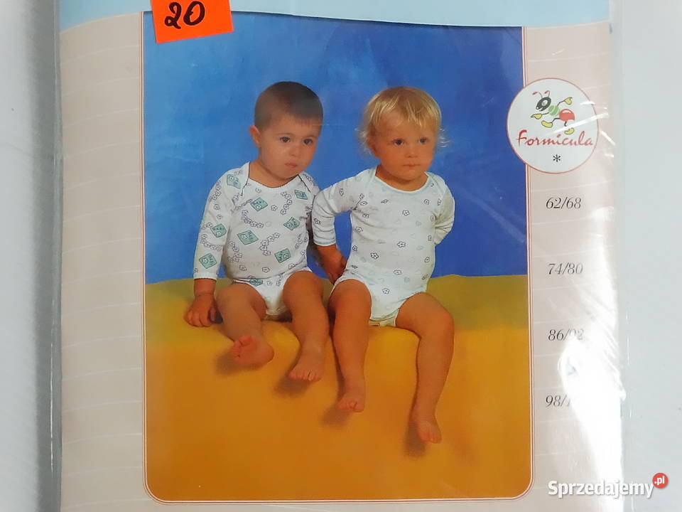 Zestaw 2 nowych uroczych body niemowlęcych z Biłgoraj