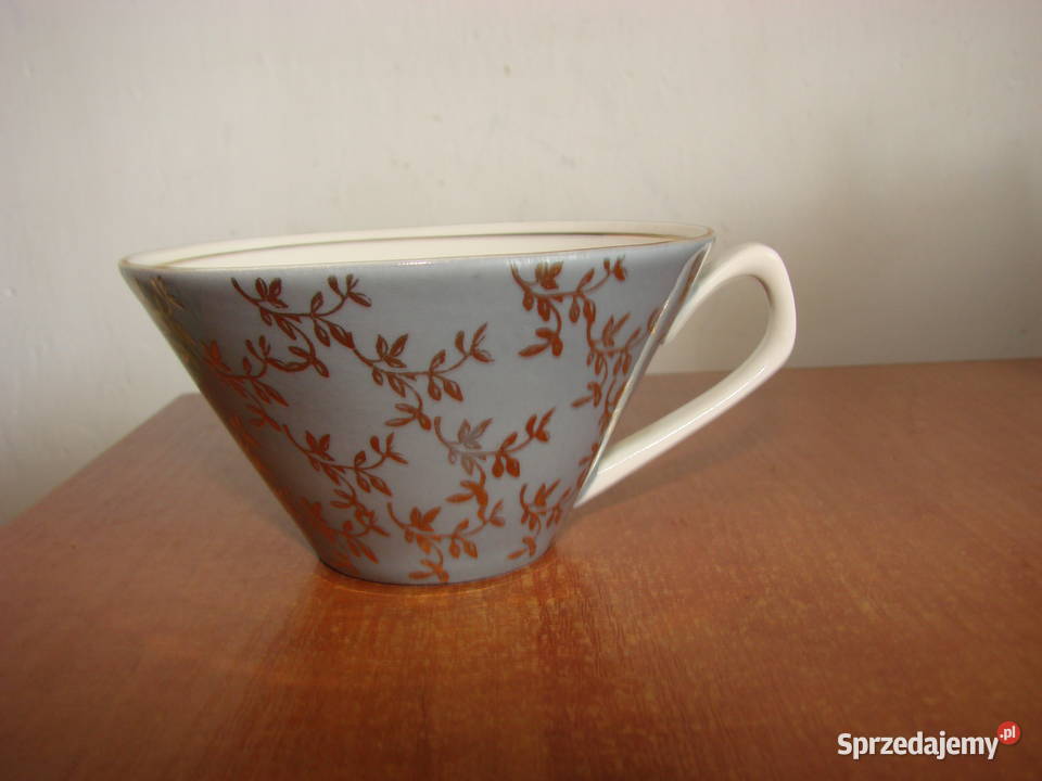 Chodzież porcelanowa filiżanka PRL Pruszcz Gdański