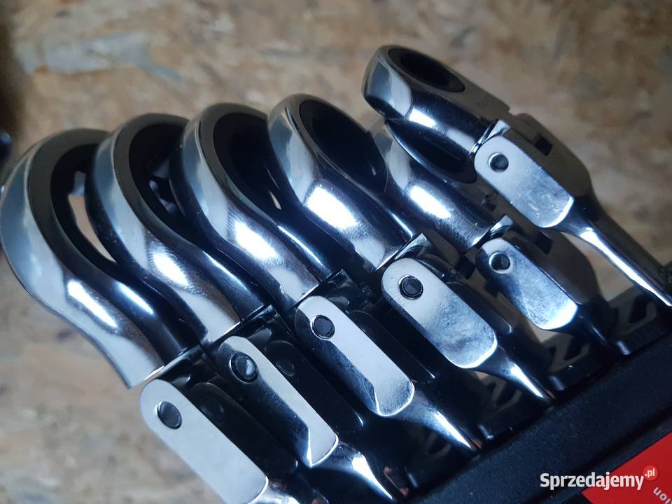 KLUCZE ŁAMANE PŁASKO OCZKOWE GRZECHOTKA 6el Głogowa