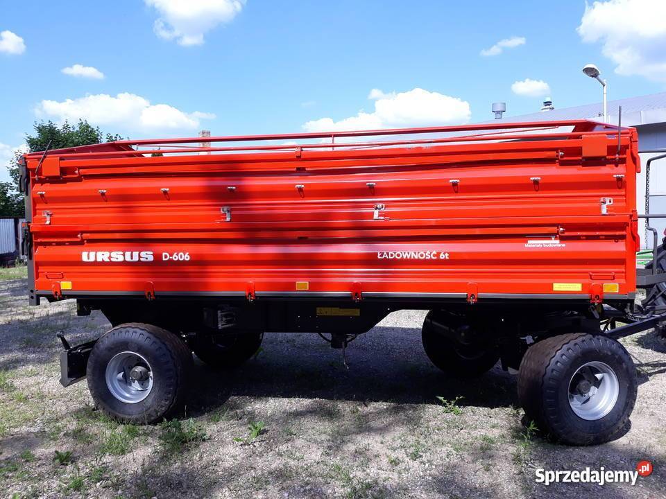 Przyczepa dwuosiowa 6 ton Ursus D606 nieuszkodzony Kielce sprzedam