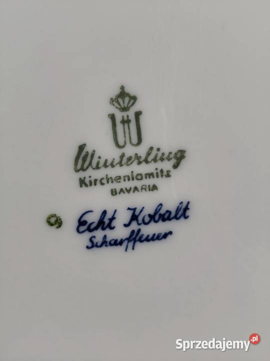 Porcelanowa patera z uchwytami Winterling Poddębice