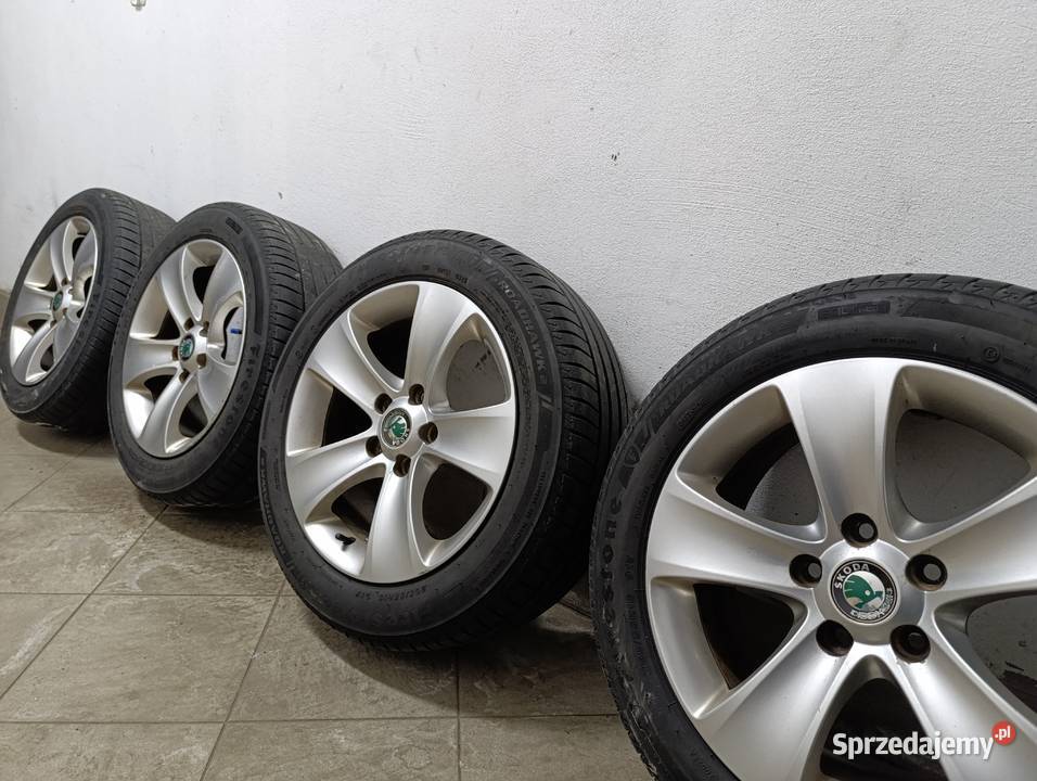 Felgi oryginalne z oponami do Skody superb 2 R16 Suwałki