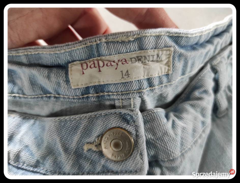 Papaya denim spodenki krótkie szorty 42 XL Płock