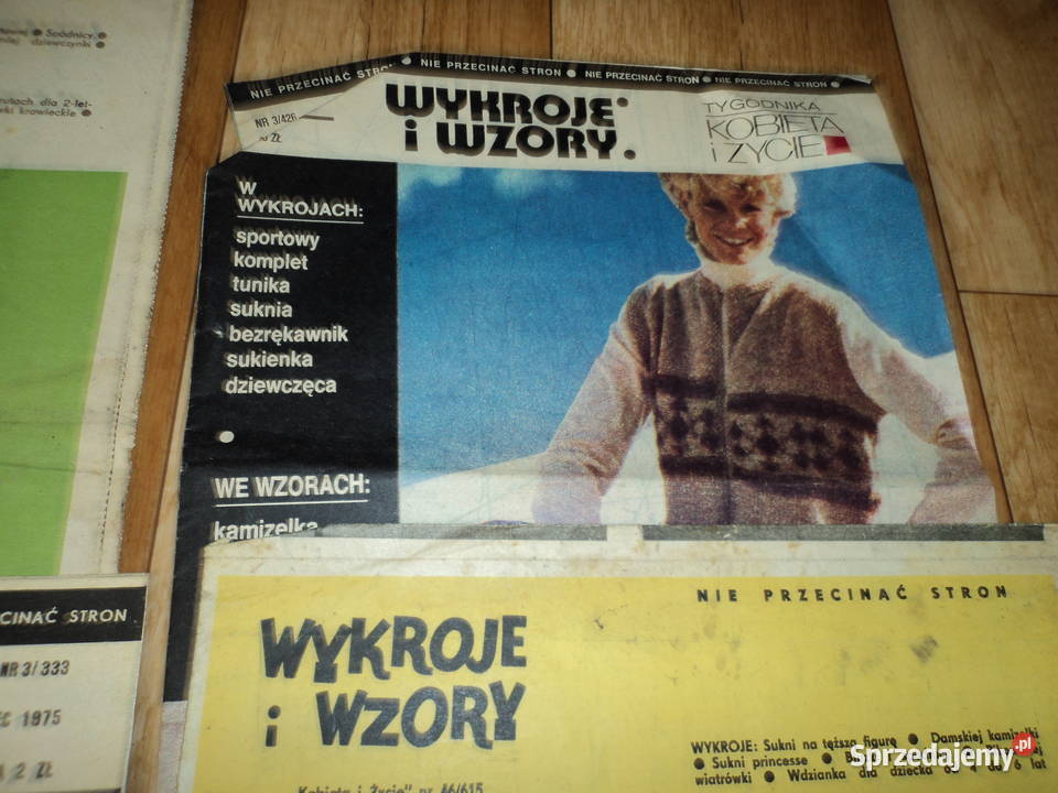 Wykroje i wzory Kobieta i życie 4 małopolskie Nowy Sącz sprzedam