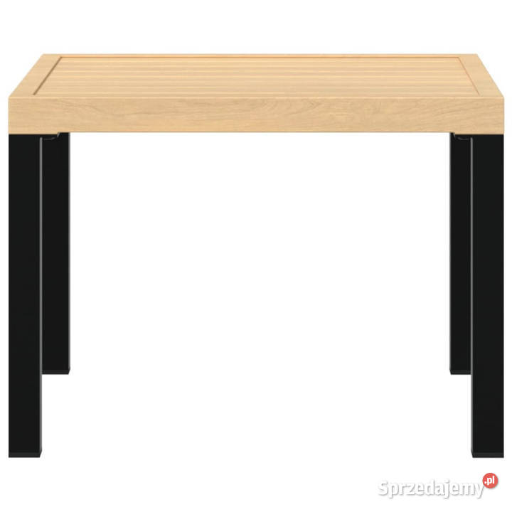 Stolik kawowy do ogrodu czarny 55x55x395 mazowieckie