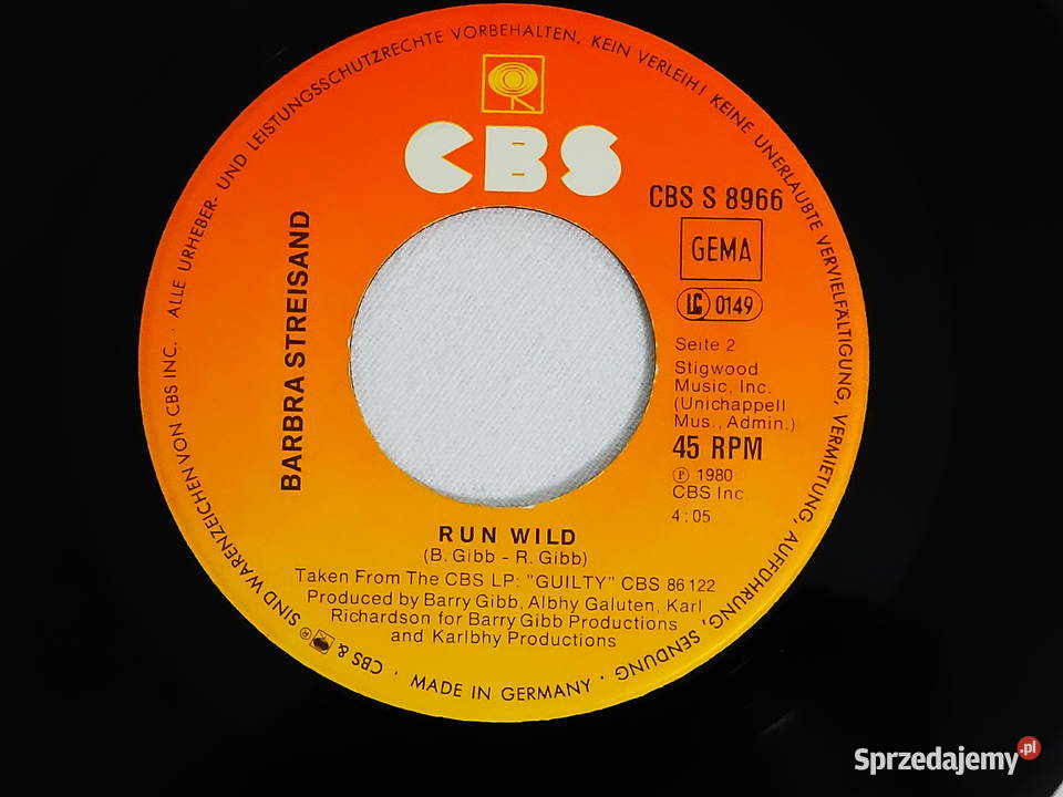 Barbra Streisand Woman In Love Label CBS CBS lubelskie Biłgoraj