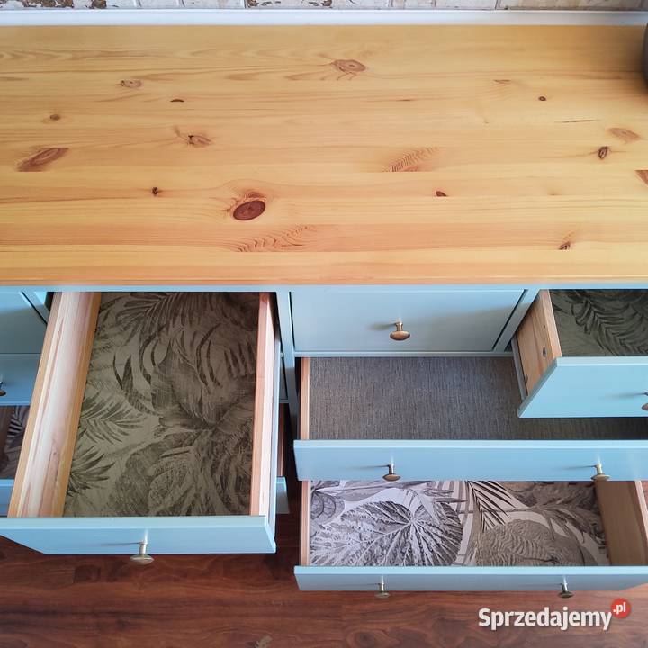 Komoda drewniana ikea hemnes leksvim hand made Komody Warszawa