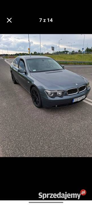 Doinwestowane BMW seria 7 LPG kurtyny powietrzne lubelskie Lublin sprzedam