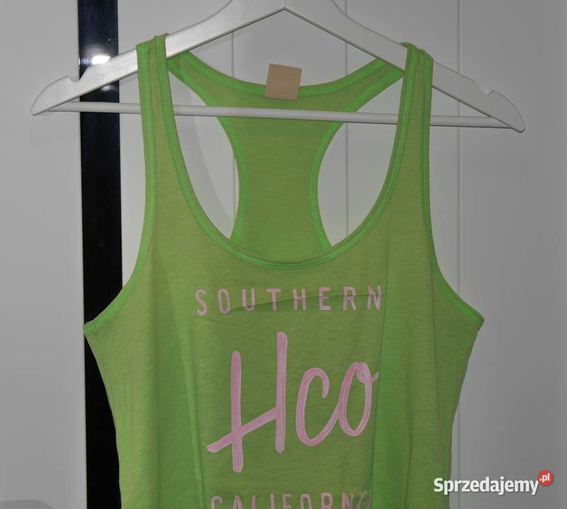 Hollister neonkowa bluzka bokserka 36 S