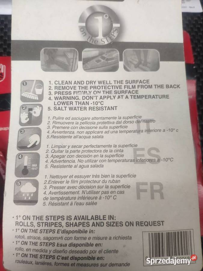 Paski antypoślizgowe taśma antypoślizgowa 19x60