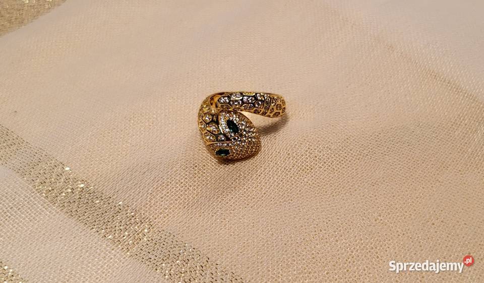 Pierścionek wąż ze srebra próby 925 Rachel Zoe z śląskie Bielsko-Biała