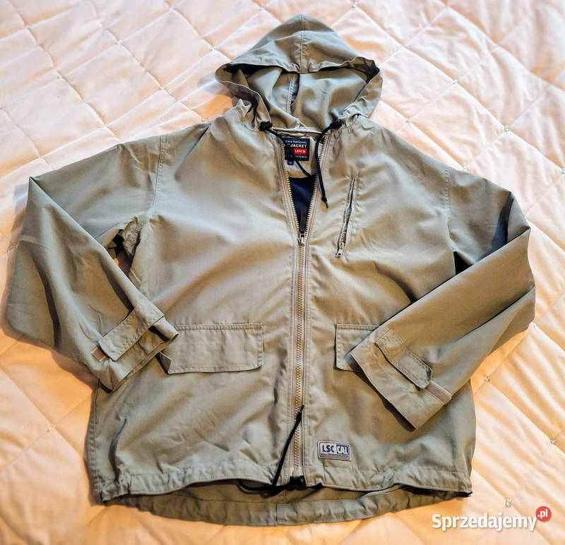 Vintage kurtka Levis wiatrówka przeciwdeszczowa