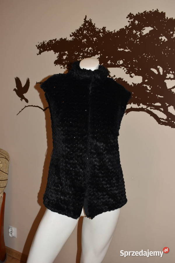 Stylowa Czarna Kamizelka Stargard