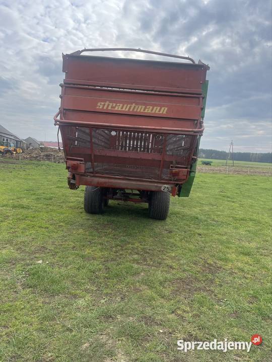 Przyczepa samozbierająca Strautmann vitesse 260 nieuszkodzony podlaskie Mały Płock