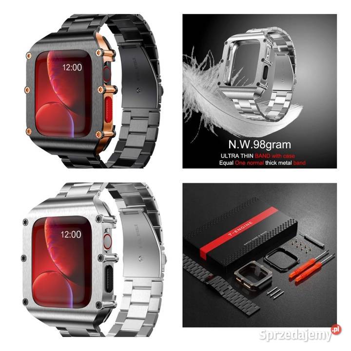 Obudowa TENGINE z opaską do Apple Watch Series mazowieckie Warszawa