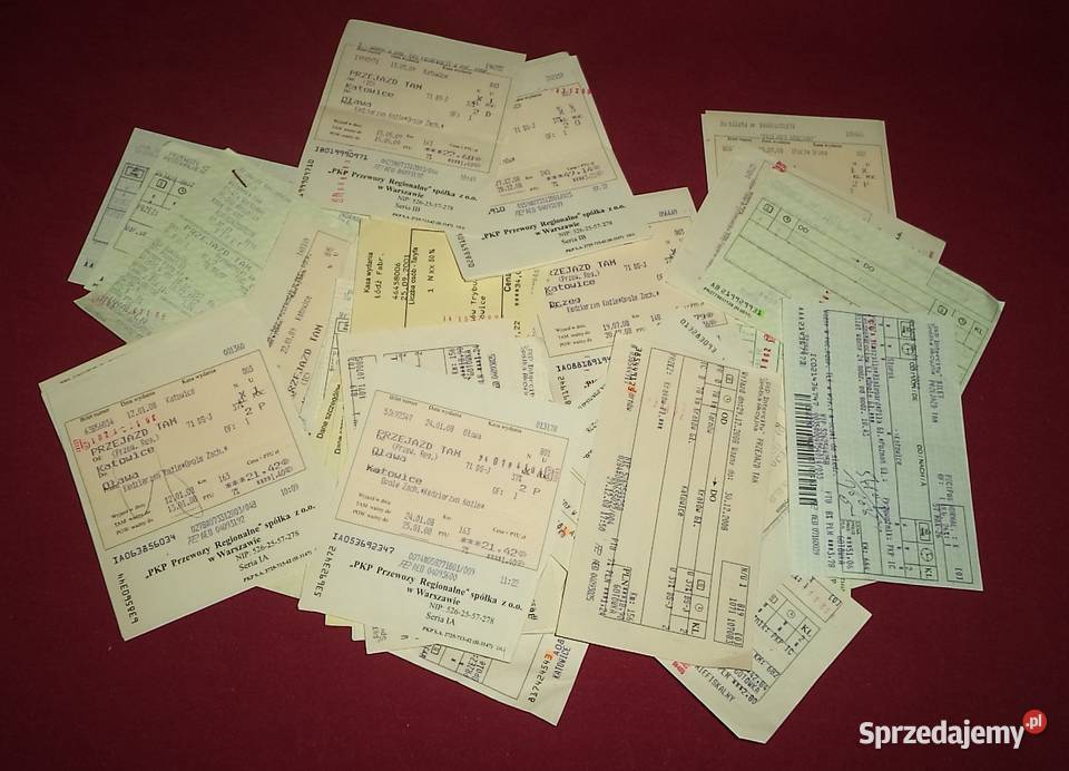 PKP bilet kartonikowy Lwów rozkład jazdy Piekary Śląskie